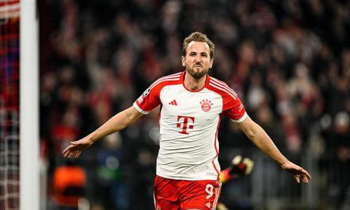 凯恩拜仁生涯欧冠已打入30球，成队史第四人