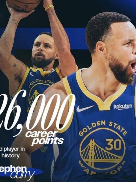 迎来里程碑，库里NBA生涯总得分超越邓肯&升至历史第19位