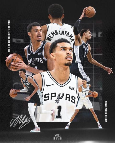 没啥可争的！文班亚马本赛季获DPOY的最新概率高达98.9%