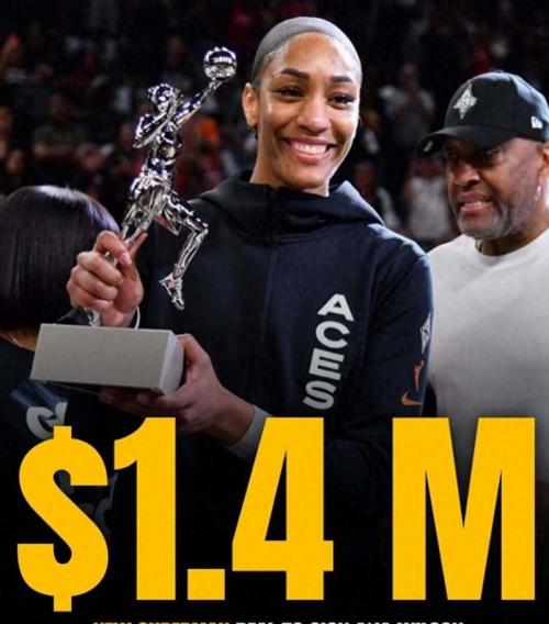 Shams：阿贾将与王牌签3年500万超级顶薪WNBA历史最大合同！